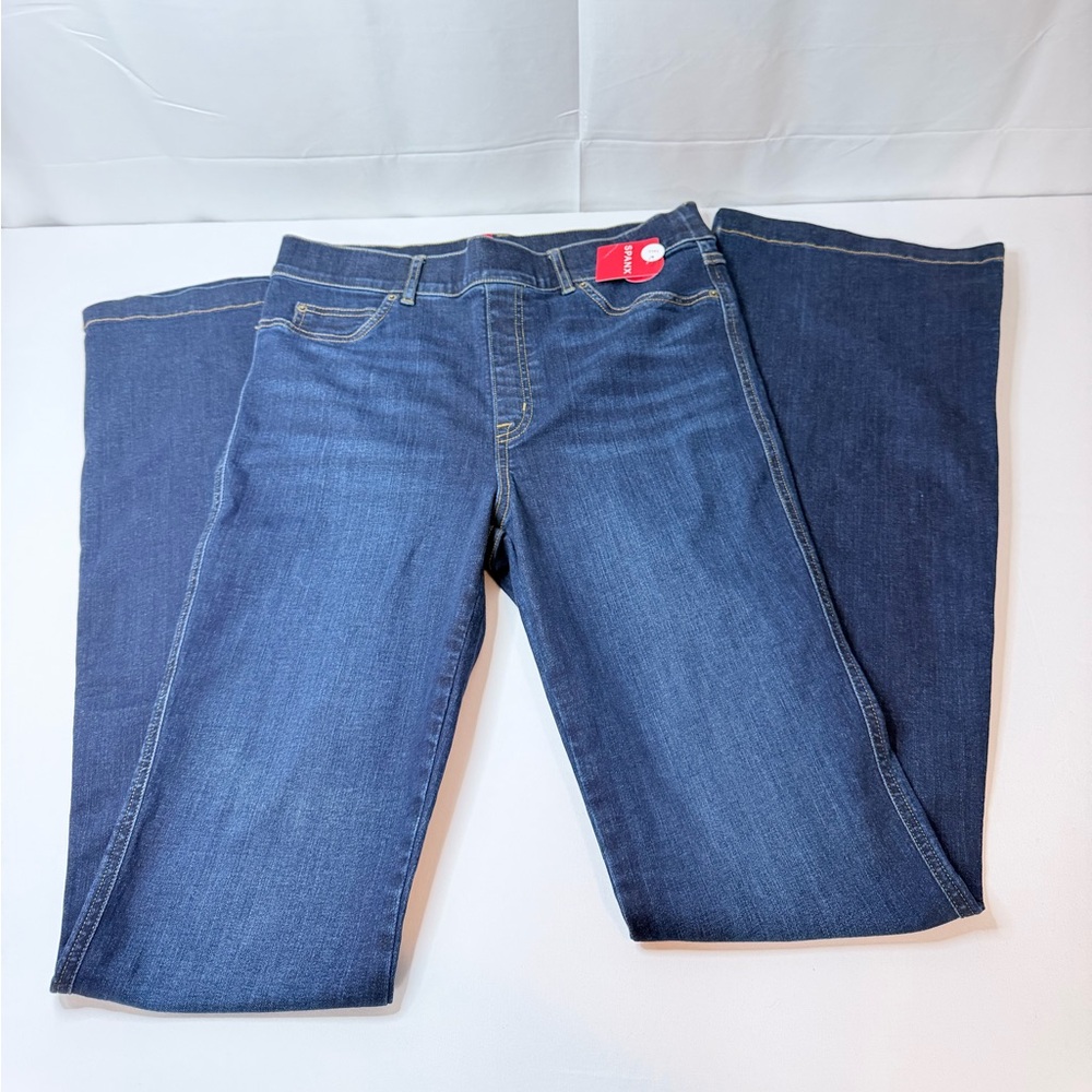 Spanx Size Large Tall Dark Blue Women's Jeans